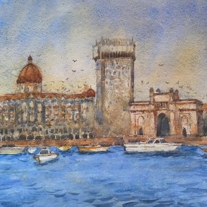 The Gateway of India 3 (35X53cm) watercolor