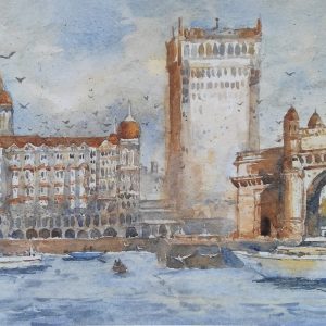 Gateway of india watercolor
