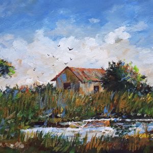 Nature drawing 2 (24×35cm) Acrylic colour