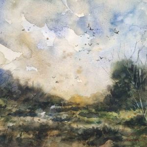 Nature Drawing (34x24cm) watercolour