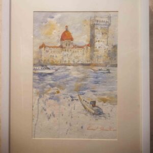 Taj Hotel (35X24 cm) Watercolor