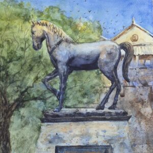 Kala Ghoda (36X26cm) watercolor